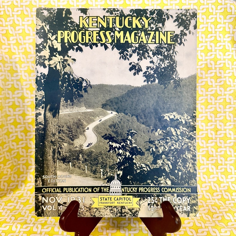 Rare 1931 Kentucky Progress Magazine - Volume 4, No. 3